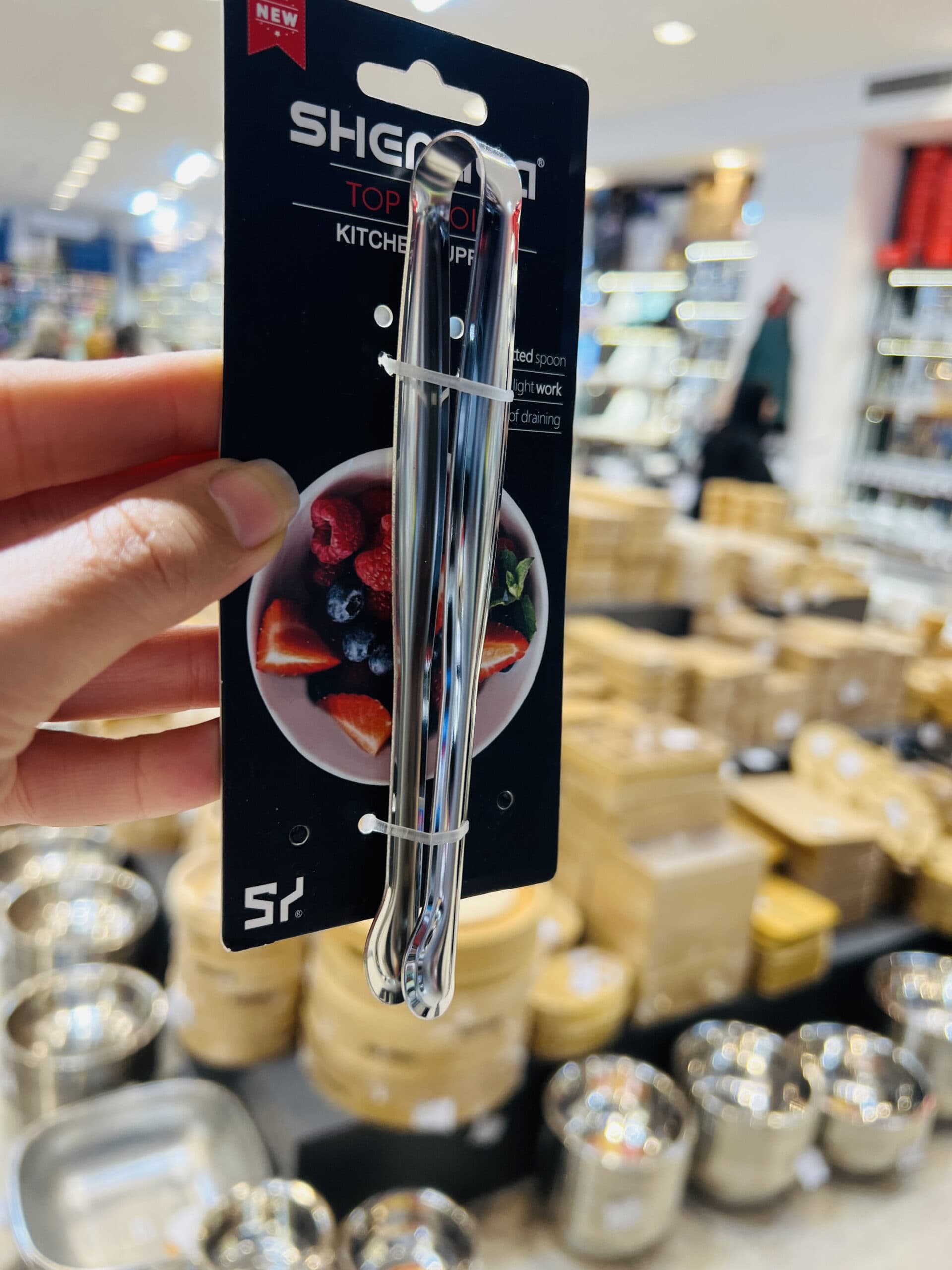 انبر یخ استیل نقره ای ضد زنگ M1557 — تصویر ۳