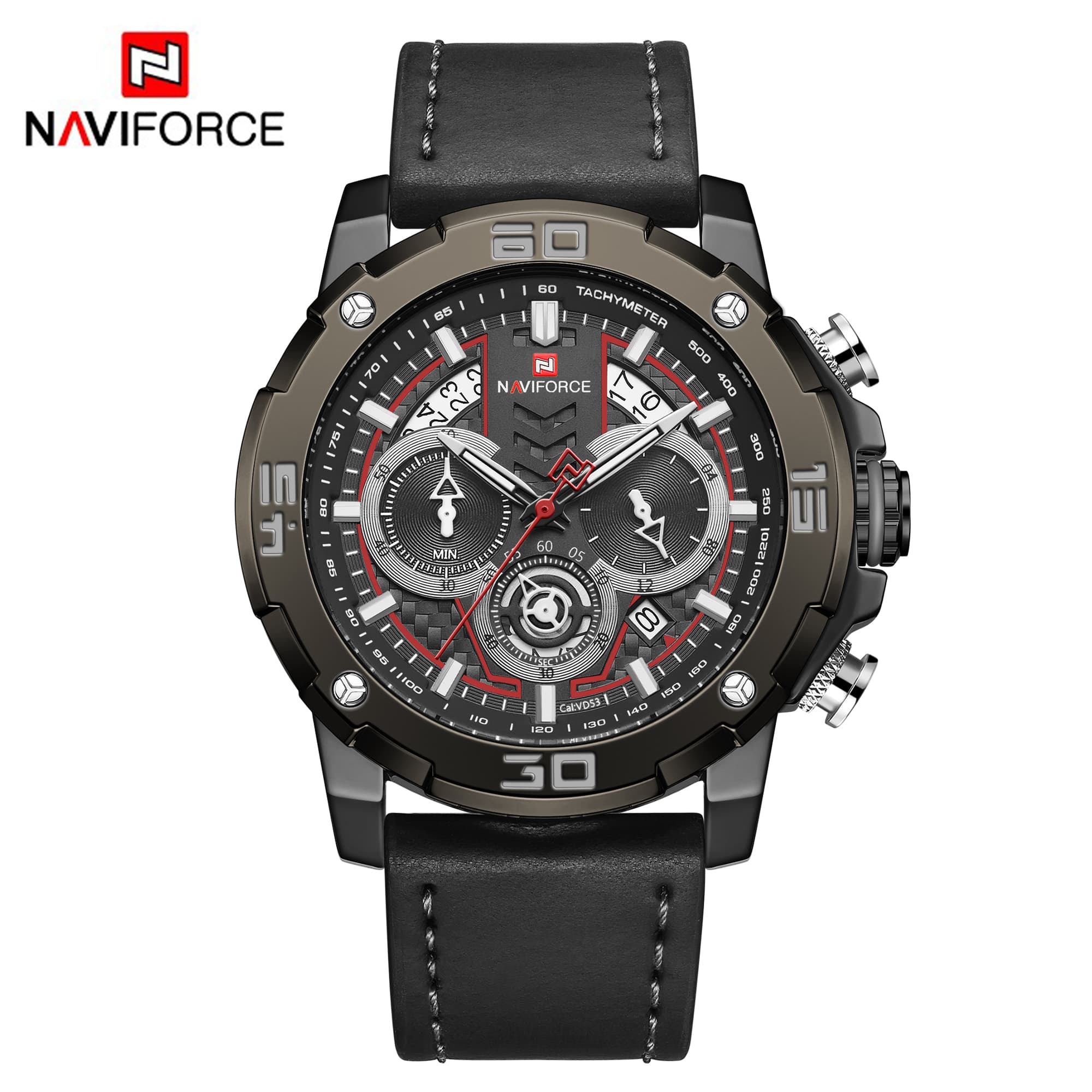 ساعت مچی مردانه نیوی فورس چرمی مدل NAVIFORCE 9175 — تصویر ۲