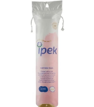 ایپک پد آرایش پاک کن 100 +30 عددی IPEK COTTON PADS