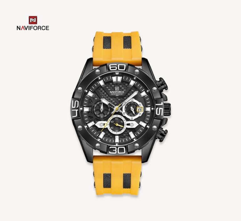 ساعت مچی مردانه نیوی فورس سیلیکونی مدل Naviforce 8019
