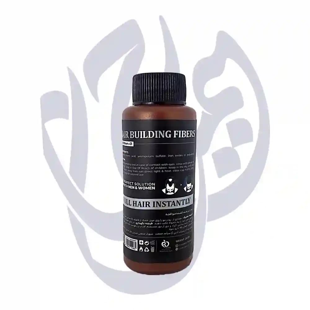 پودر پرپشت کننده موی سر و ریش اف جی مدل 001 قهوه ای وزن 20 گرم (تاپیک اف جی) FJ — تصویر ۲