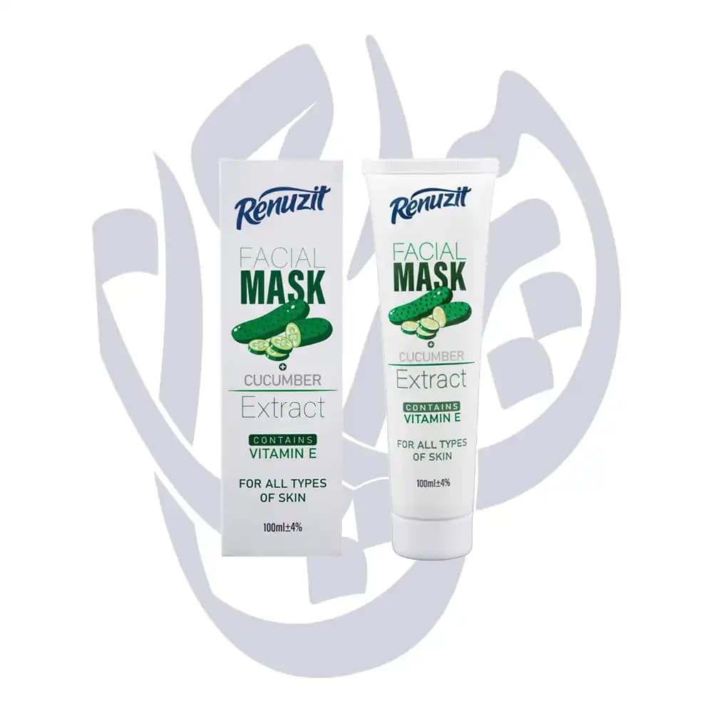 ماسک صورت رینوزیت عصاره خیار PEEL-OFF 100ml