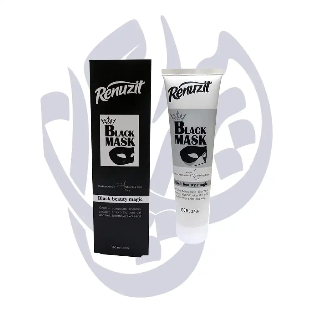 ماسک بلک حاوی پودر ذغال رینوزیت Renuzit BLACK MASK 100ml