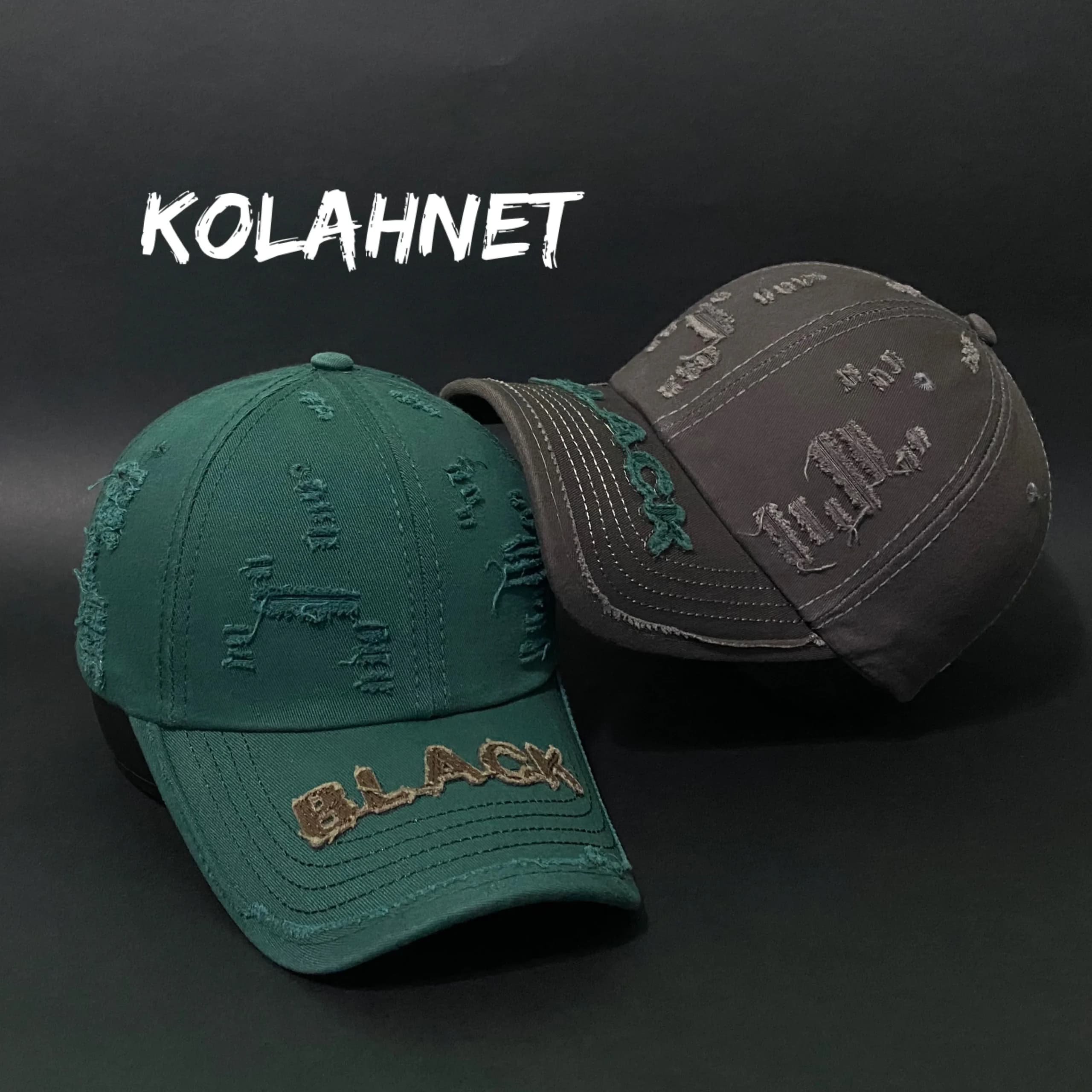 کلاه بیسبالی زاپدار طرح Black کد 4527 — تصویر ۲