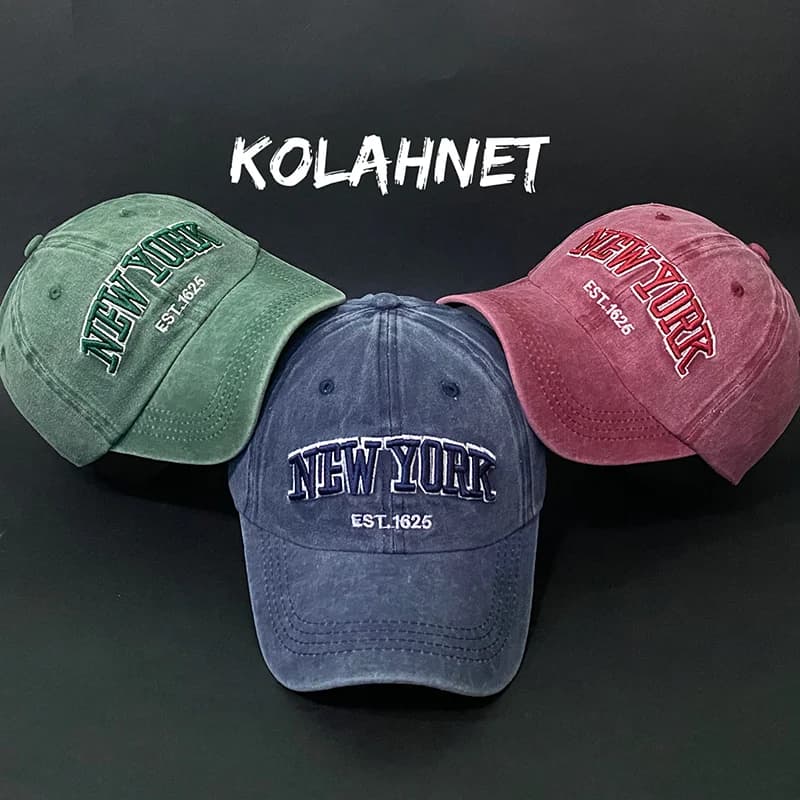 کلاه بیسبالی سنگشور طرح دار کد 4460 — تصویر ۲