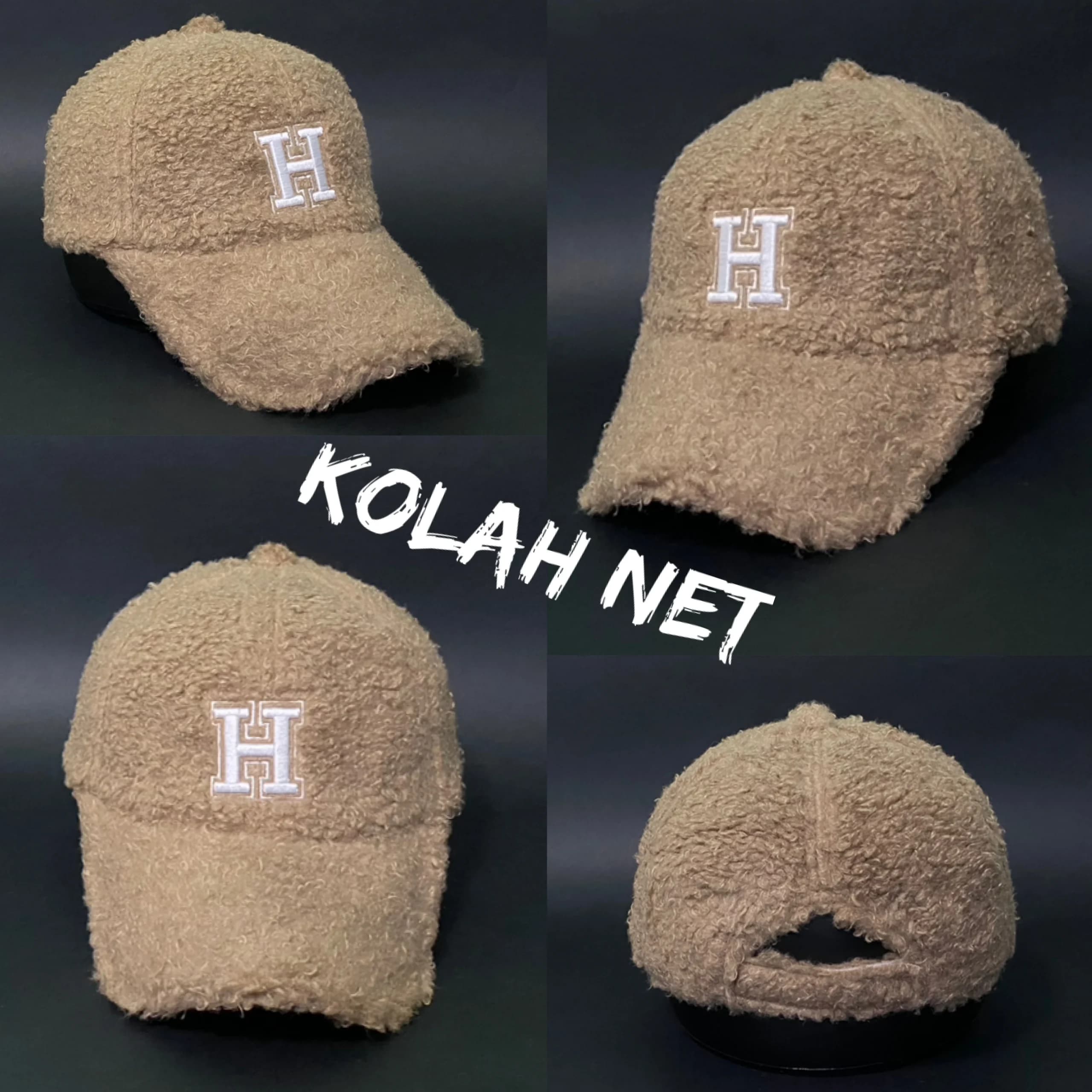 کلاه تدی طرح H کد 4414 — تصویر ۷
