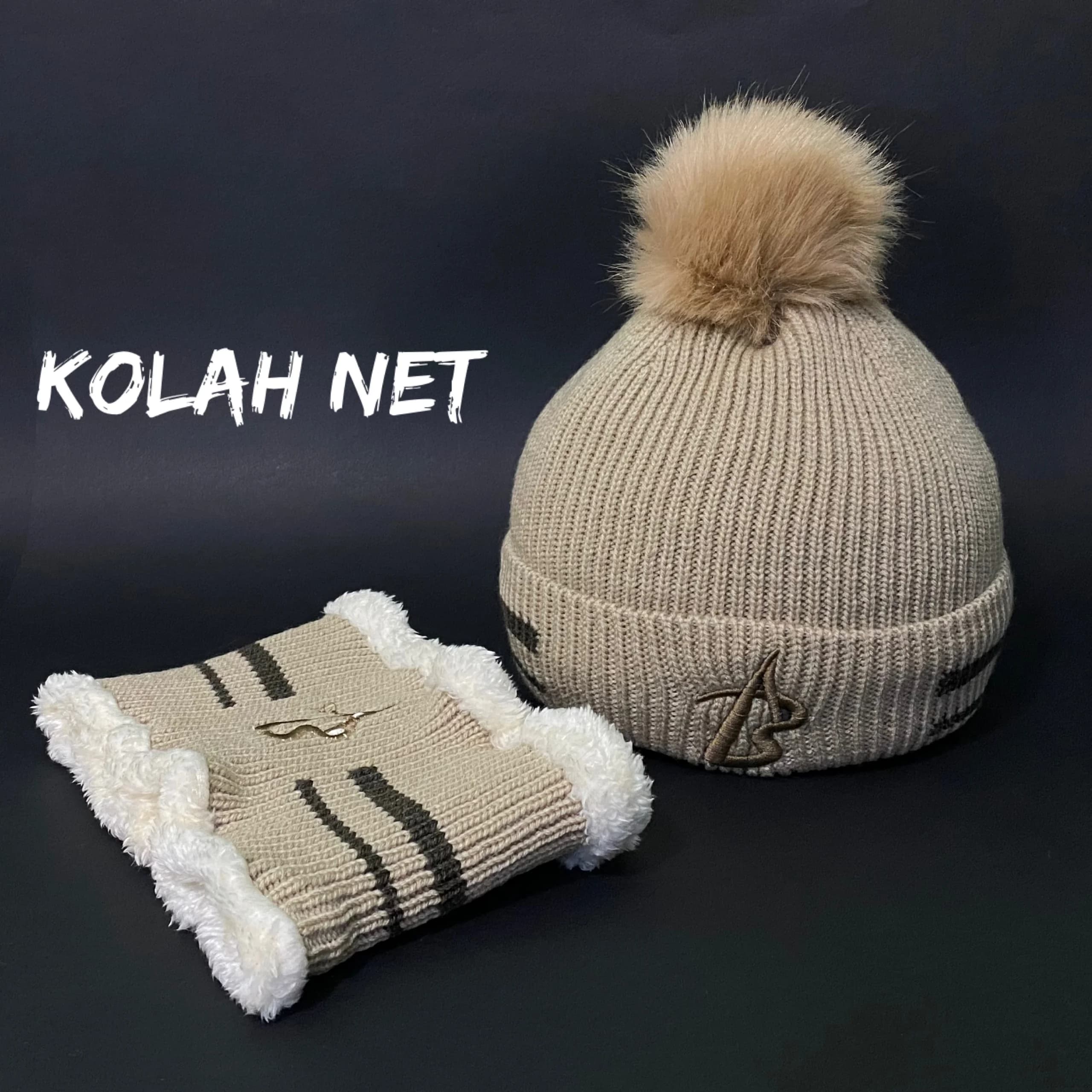 شال و کلاه بافت بچه گانه طرح B کد 4293 — تصویر ۵