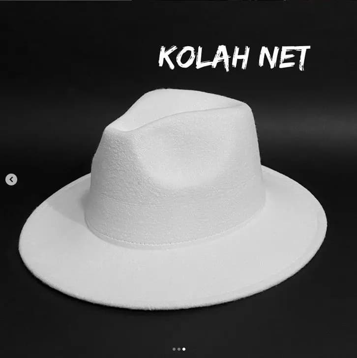 کلاه فدورا ساده کد 4281 — تصویر ۳