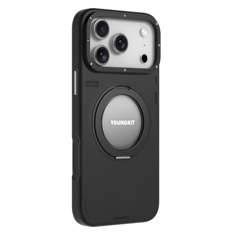 کاور یانگ کیت مدل Leather 360 Rotation Ring Stand Case Magsafe مناسب برای گوشی موبایل اپل iphone 18 Pro Max — تصویر ۳
