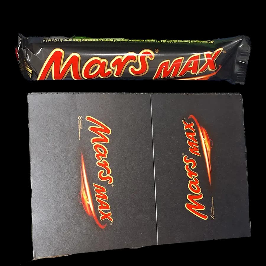 شکلات مارس دابل مکس 81 گرمی (mars max) کاراملی بسته 24 عددی