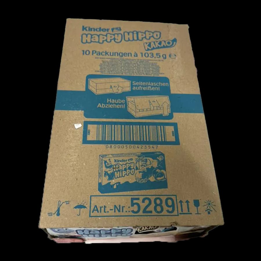 بیسکوئیت شکلاتی کیندر هپی هیپو 100 گرمی جعبه 5 عددی – عمده بسته 10 جعبه ای — تصویر ۳