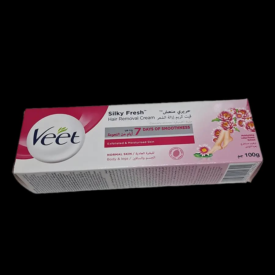 کرم موبر زنانه ویت Veet مدل آلوئهورا و گل بنفشه مخصوص پوست حساس 100 میل