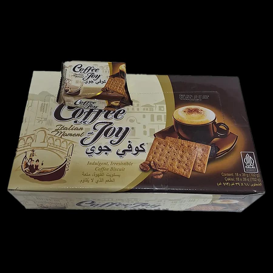 بیسکویت کافی جوی (Coffee Joy) 39 گرمی – عمده بسته 18 عددی