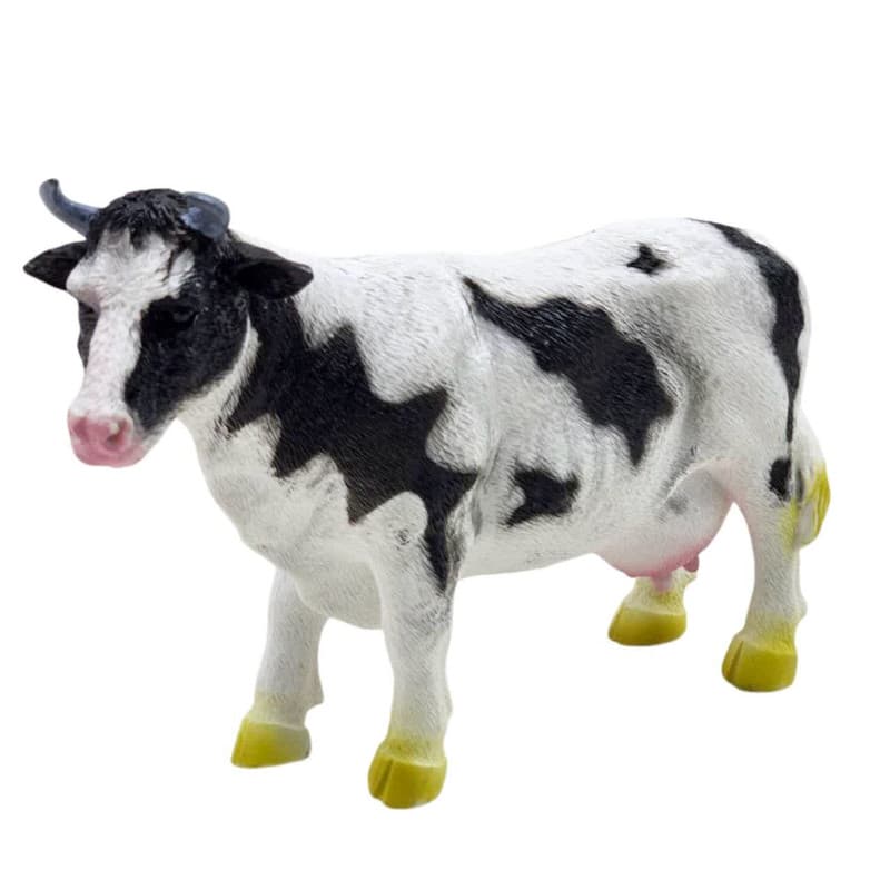 فیگور ناب سل مدل گاو مزرعه Farm cow ارتفاع 14 سانتی متر — تصویر ۲