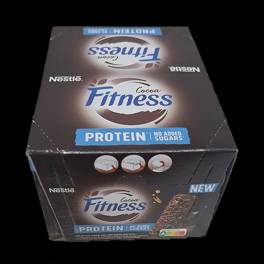 شکلات بار رژیمی فیتنس نستله طعم کاکائویی و پروتئین بیشتر 23.5 گرمی – بسته 16 عددی