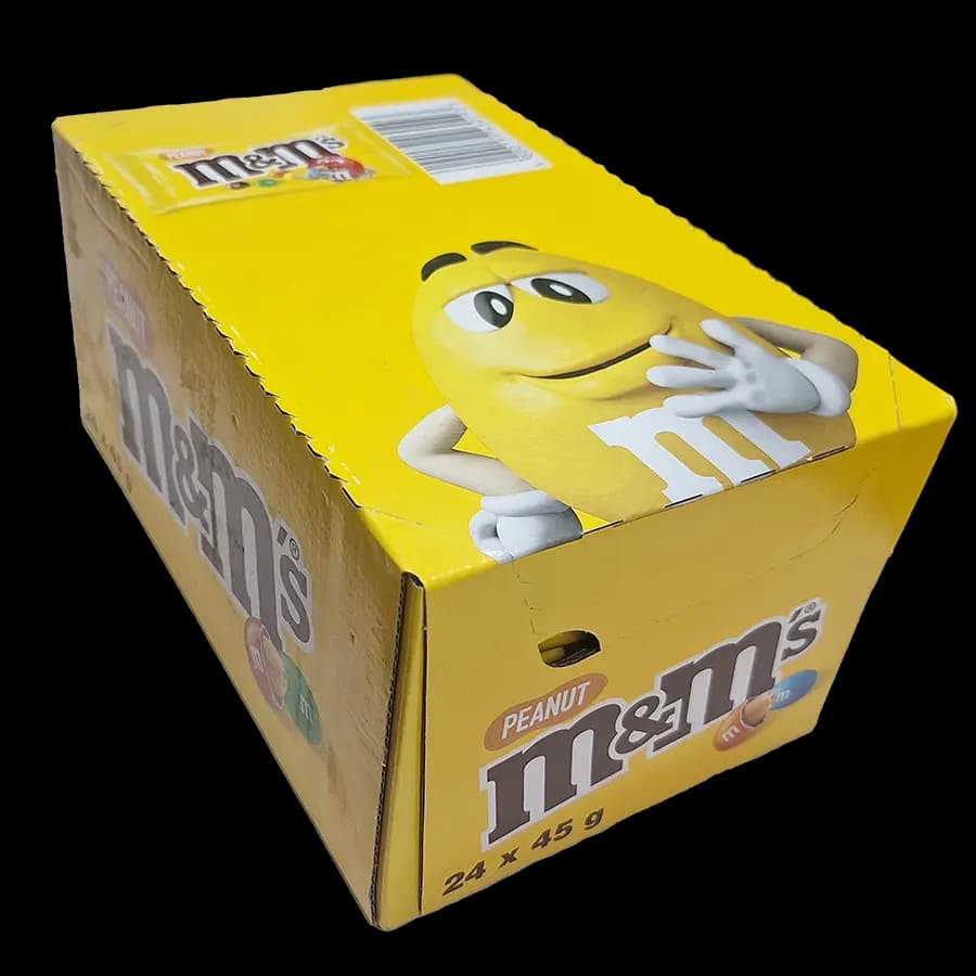 اسمارتیز ام اند امز (M&M’S) با مغز بادام زمینی 45 گرمی – عمده بسته 24 عددی