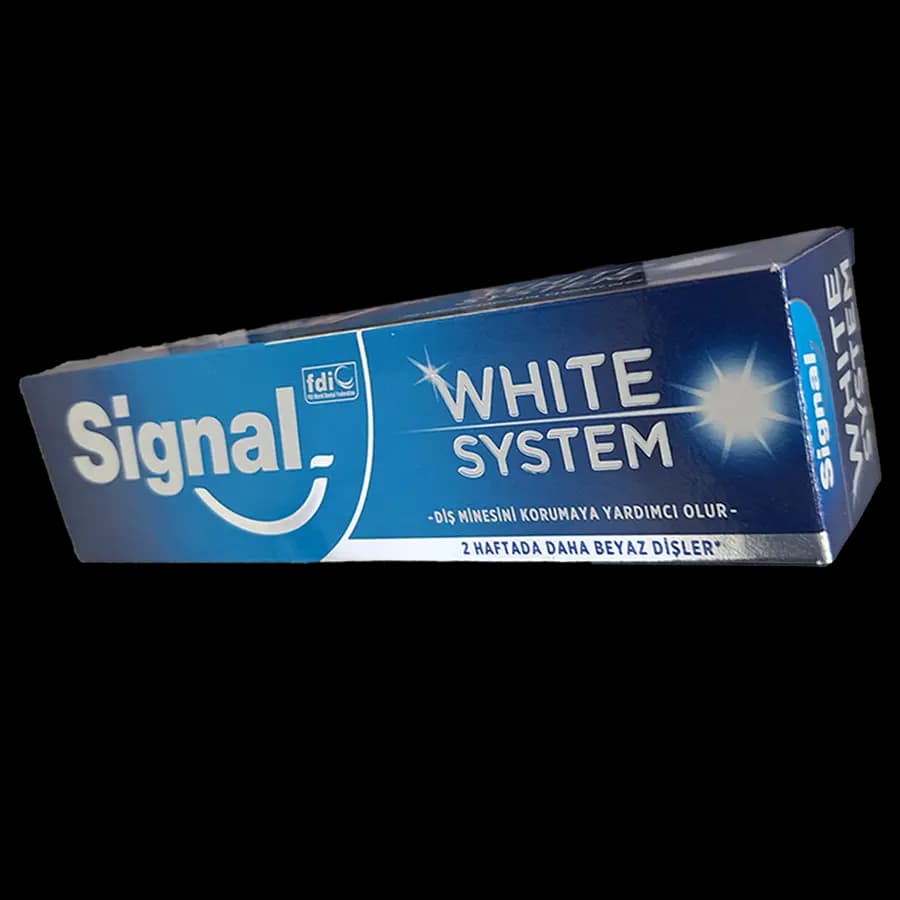 خمیر دندان سفید کننده سیگنال مدل وایت سیستم (white system) 75 میلی لیتر ساخت ترکیه
