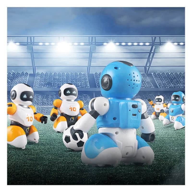 ربات ناب سل مدل فوتبالیست هوشمند شارژی مجموعه 2 عددی به همراه دروازه SOCCER ROBOT — تصویر ۴