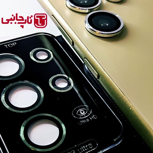 محافظ لنز دوربین مدل شابلون دار فلزی مناسب برای گوشی موبایل سامسونگ Galaxy a16 — تصویر ۵