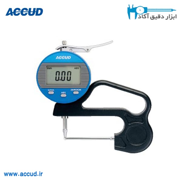 ضخامت سنج دیجیتال فک بلند لوله 10-0 میلی متر Accud (اکود با گارانتی شرکتی) مدل 463-010-11