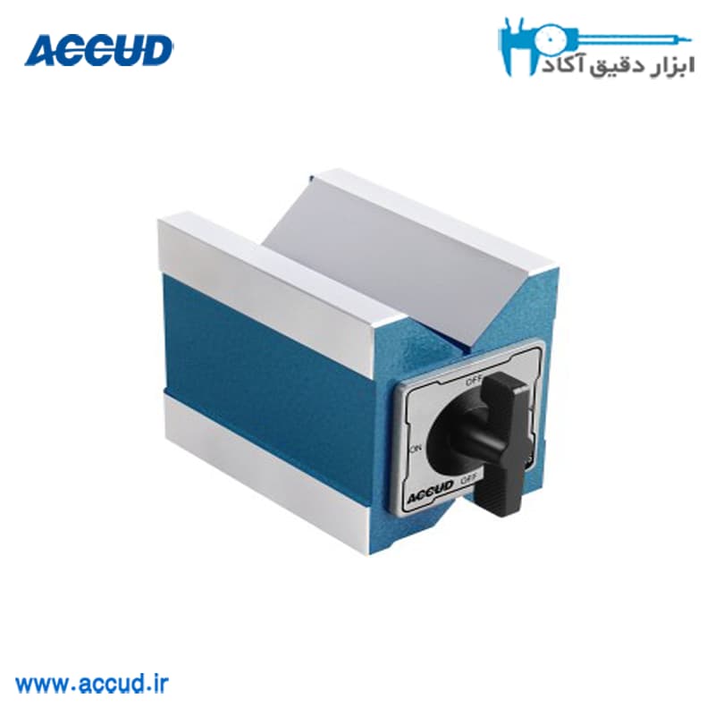 وی بلاک مغناطیسی 95*70*100 میلی متر Accud (اکود با گارانتی شرکتی) مدل 634-067-02