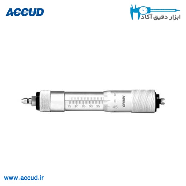 میکرومتر اندازه گیری رزوه داخلی 100-75 میلی متر Accud (اکود با گارانتی شرکتی) مدل 358-004-01