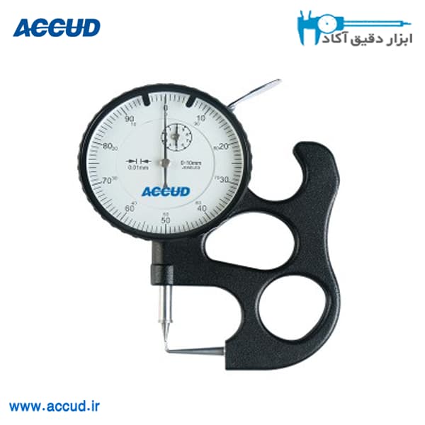 ضخامت سنج فک گرد10-0 میلیمتر دقت 0.01 Accud (اکود با گارانتی شرکتی) 464-010-11
