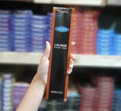 عود خوشبو کننده شاخه ای اولاس Ullas مدل لالیک اَنکر نویر Lalique encre noir