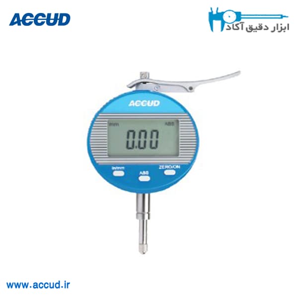 ساعت اندیکاتور دیجیتال اهرم دار دقت 0.01 میلی متر Accud (اکود با گارانتی شرکتی) مدل 227-010-12