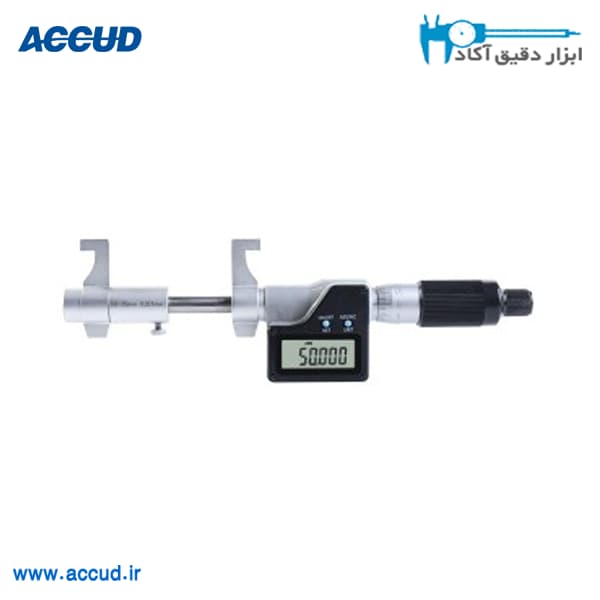 میکرومتر داخل سنج دیجیتال 125-100 میلیمتر دقت0.001 Accud (اکود با گارانتی شرکتی) مدل 356-005-01