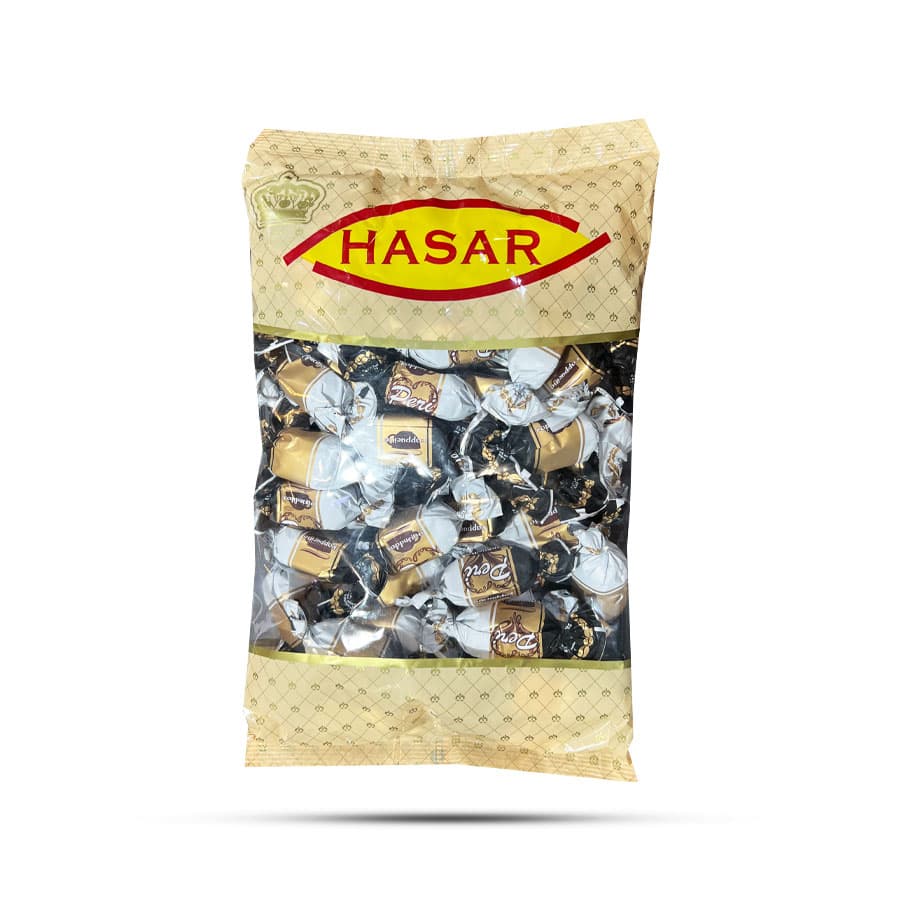شکلات پذیرایی نوروز هاسار HASAR با مغز کرم کاپوچینو 1 کیلویی