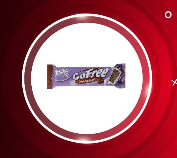 ویفر با روکش شکلاتی میلکا مدل Gofree حجم 28.5 گرم — تصویر ۳