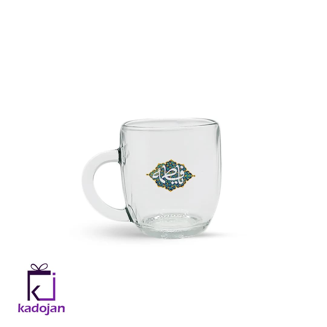 لیوان مذهبی طرح یا فاطمه کد 2458