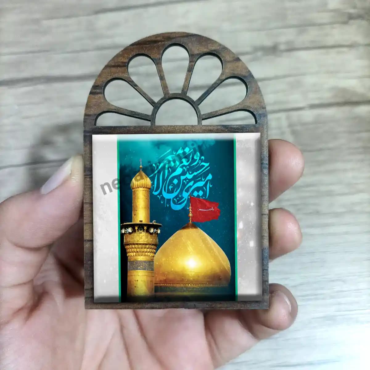 تندیس کاشی پنجره ای امیری حسین و نعم الامیر مدل 2F 35 — تصویر ۲