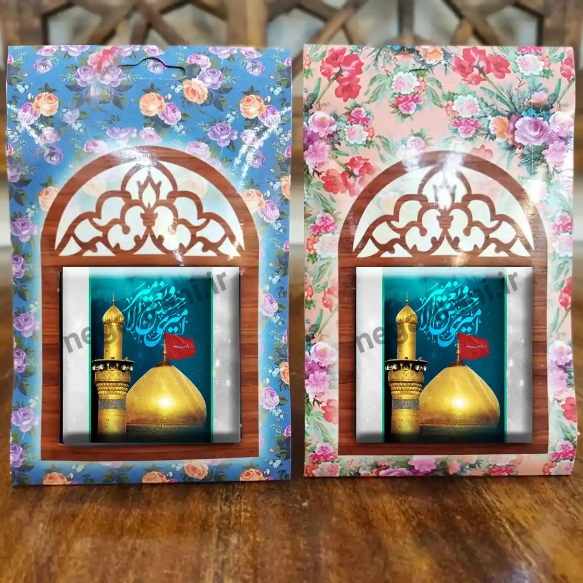 تندیس کاشی پنجره ای امیری حسین و نعم الامیر مدل 2F 35 — تصویر ۴