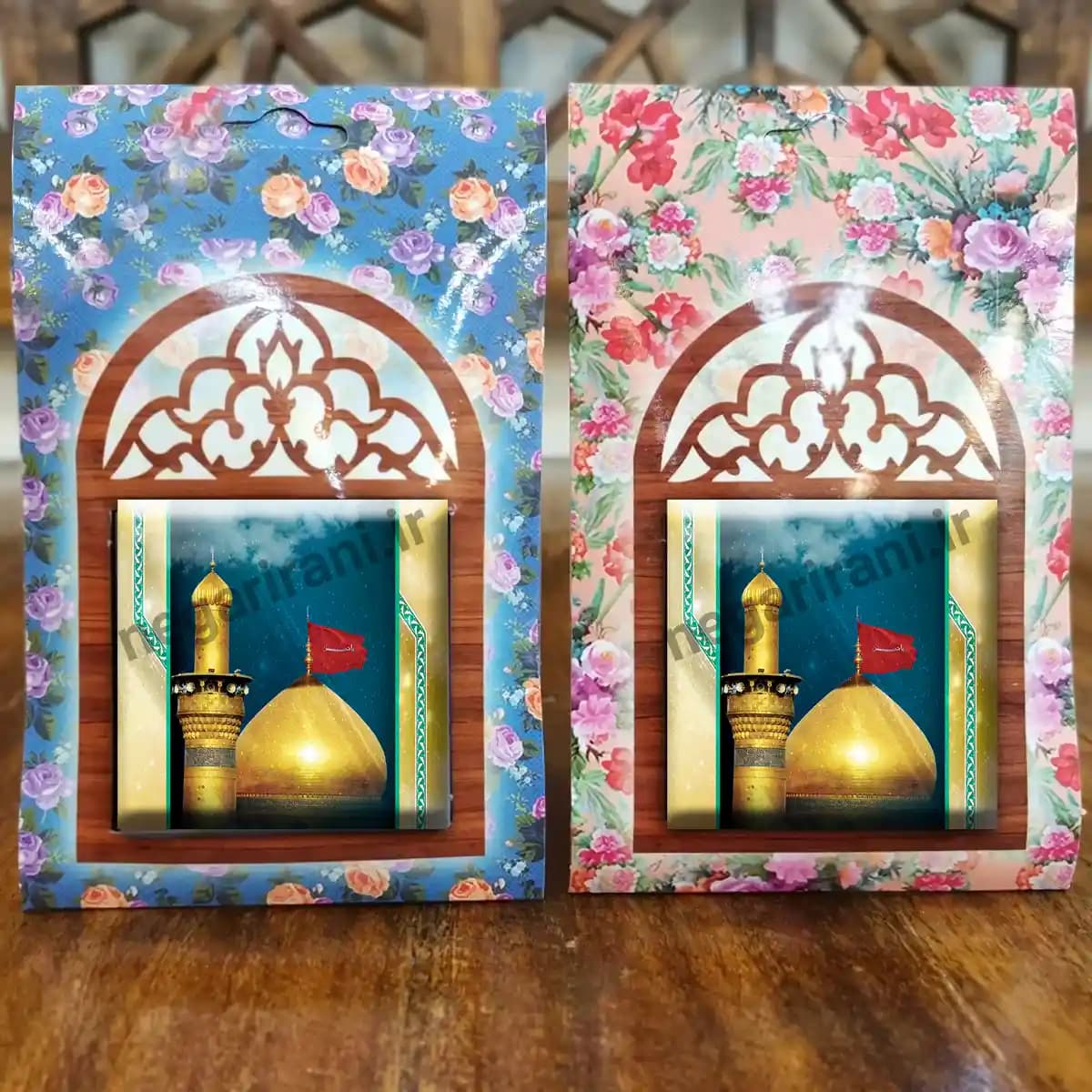 تندیس کاشی پنجره ای گنبد امام حسین مدل 2F 34 — تصویر ۴