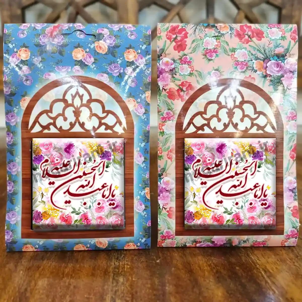 تندیس کاشی پنجره ای یا اباعبدالله الحسین علیه السلام مدل 2F 30 — تصویر ۴