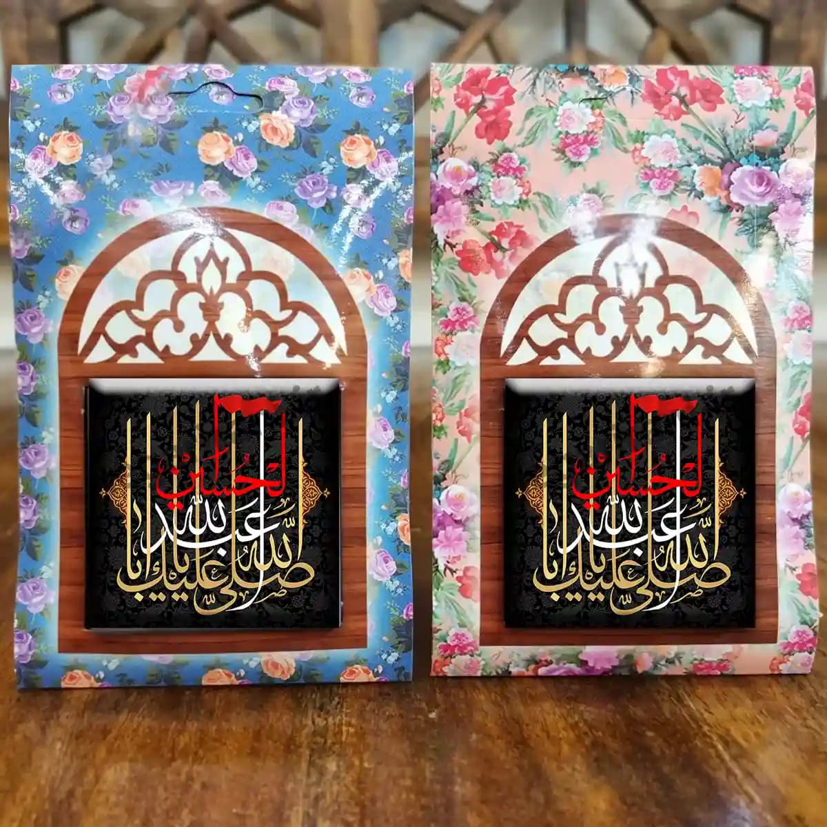 تندیس کاشی پنجره ای صلی الله علیک یا اباعبدالله مدل 2F 12 — تصویر ۴