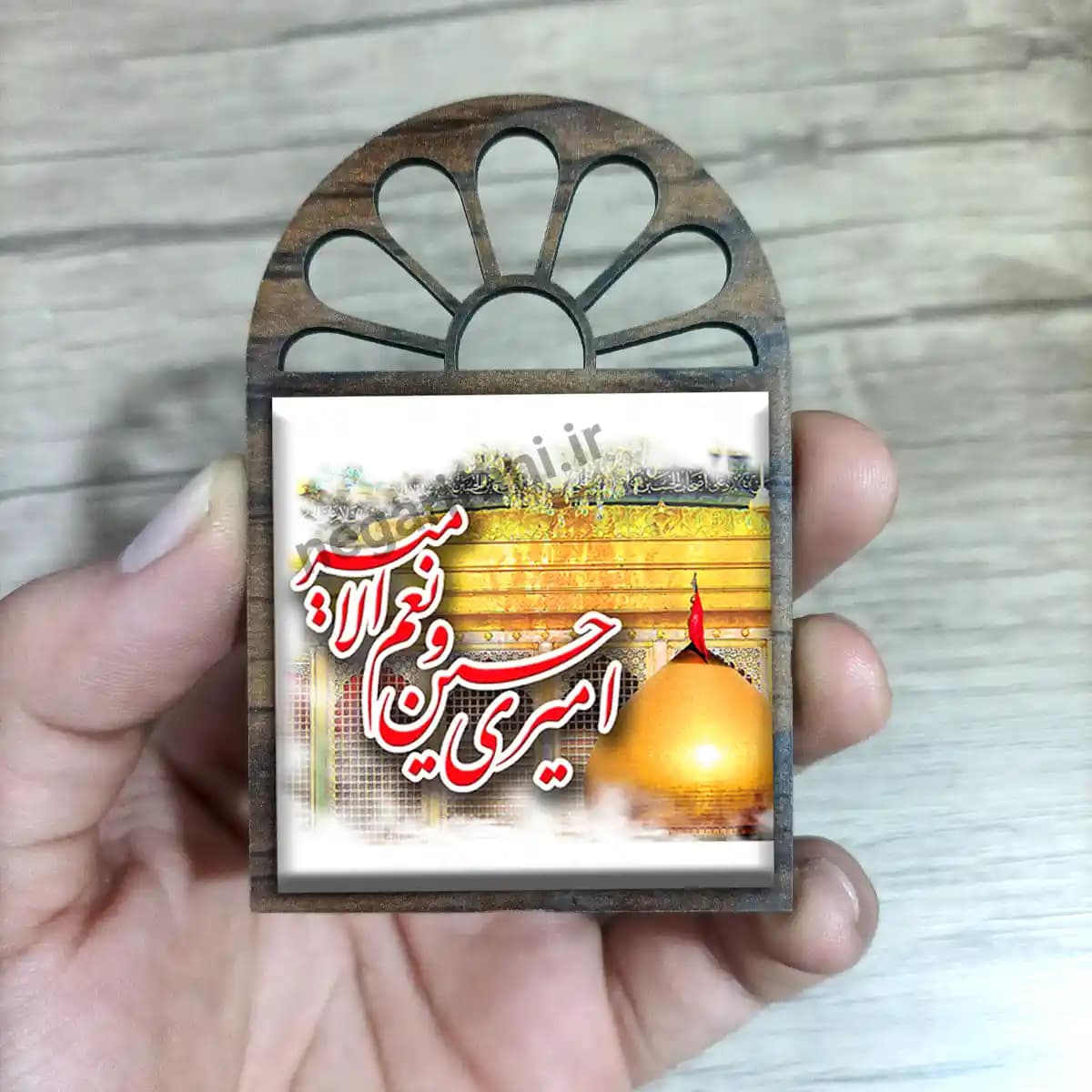 تندیس کاشی پنجره ای امیری حسین و نعم الامیر مدل 2F 9 — تصویر ۲