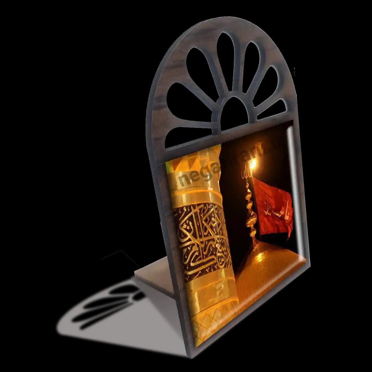 تندیس کاشی پنجره ای حرم امام حسین (ع) مدل 2F 8 — تصویر ۳