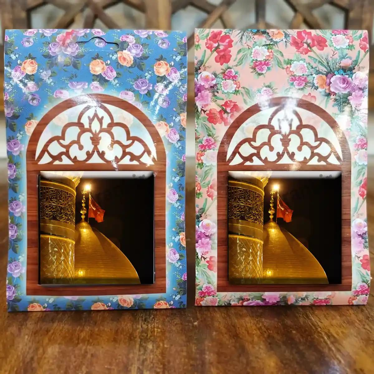تندیس کاشی پنجره ای گنبد امام حسین (ع) مدل 2F 5 — تصویر ۴