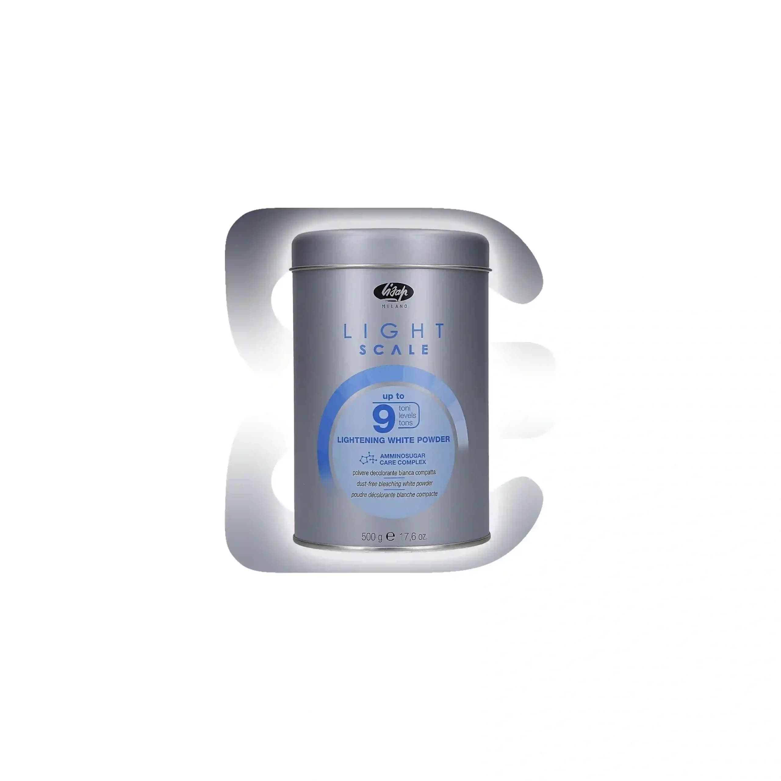 پودر دکلره لیزاپ ناین 9 Lisap Light Scale وزن 500 گرم