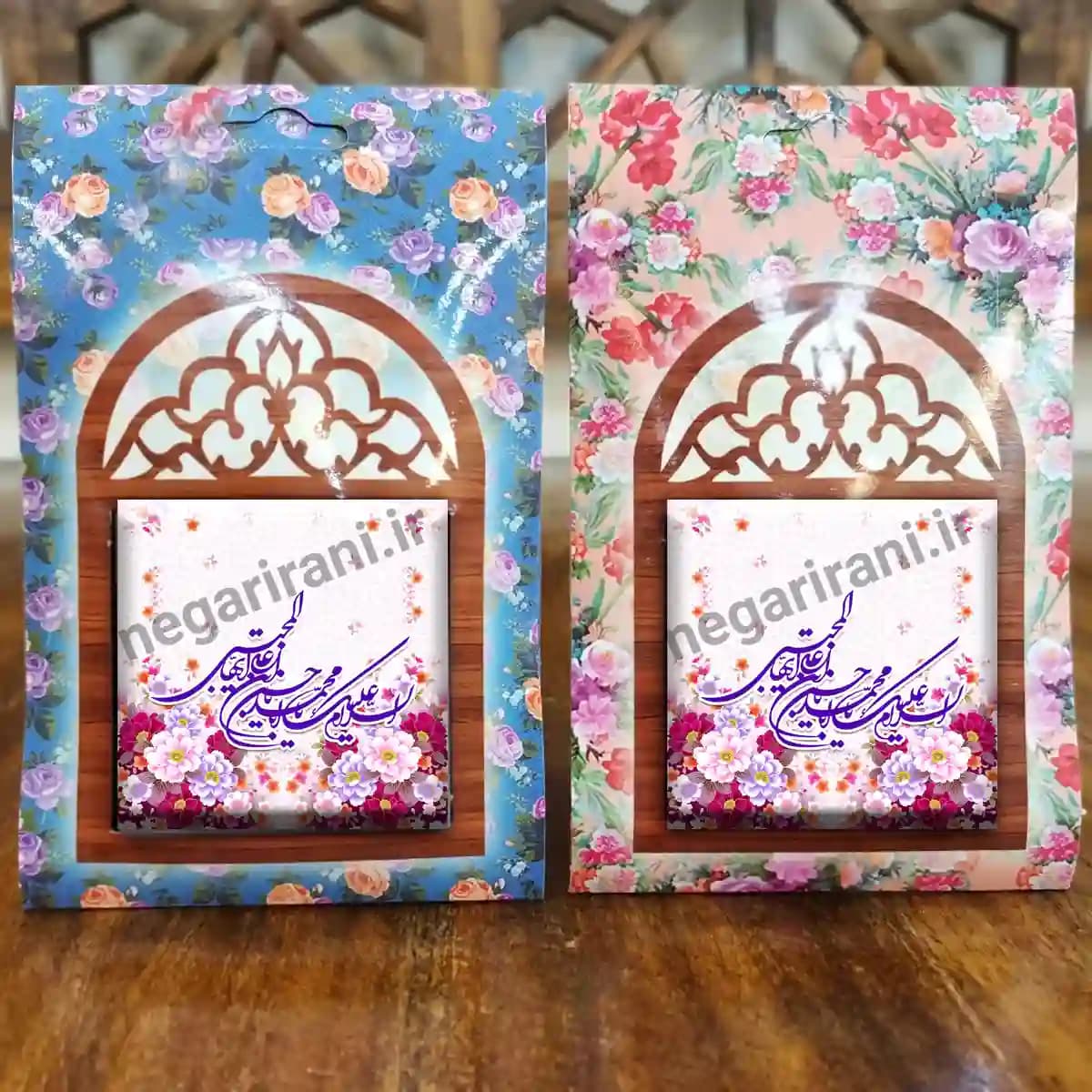 تندیس کاشی پنجره ای السلام علیک یا مجتبی مدل 2E 11 — تصویر ۴
