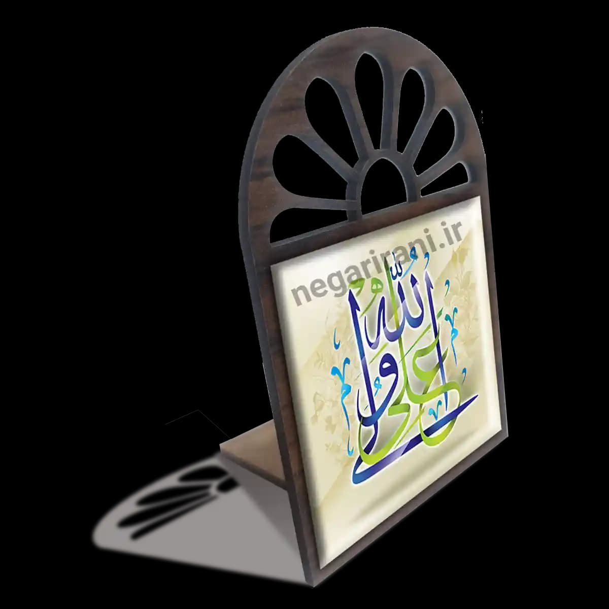 تندیس کاشی پنجره ای علی ولی الله مدل طرح 2D 23 — تصویر ۳