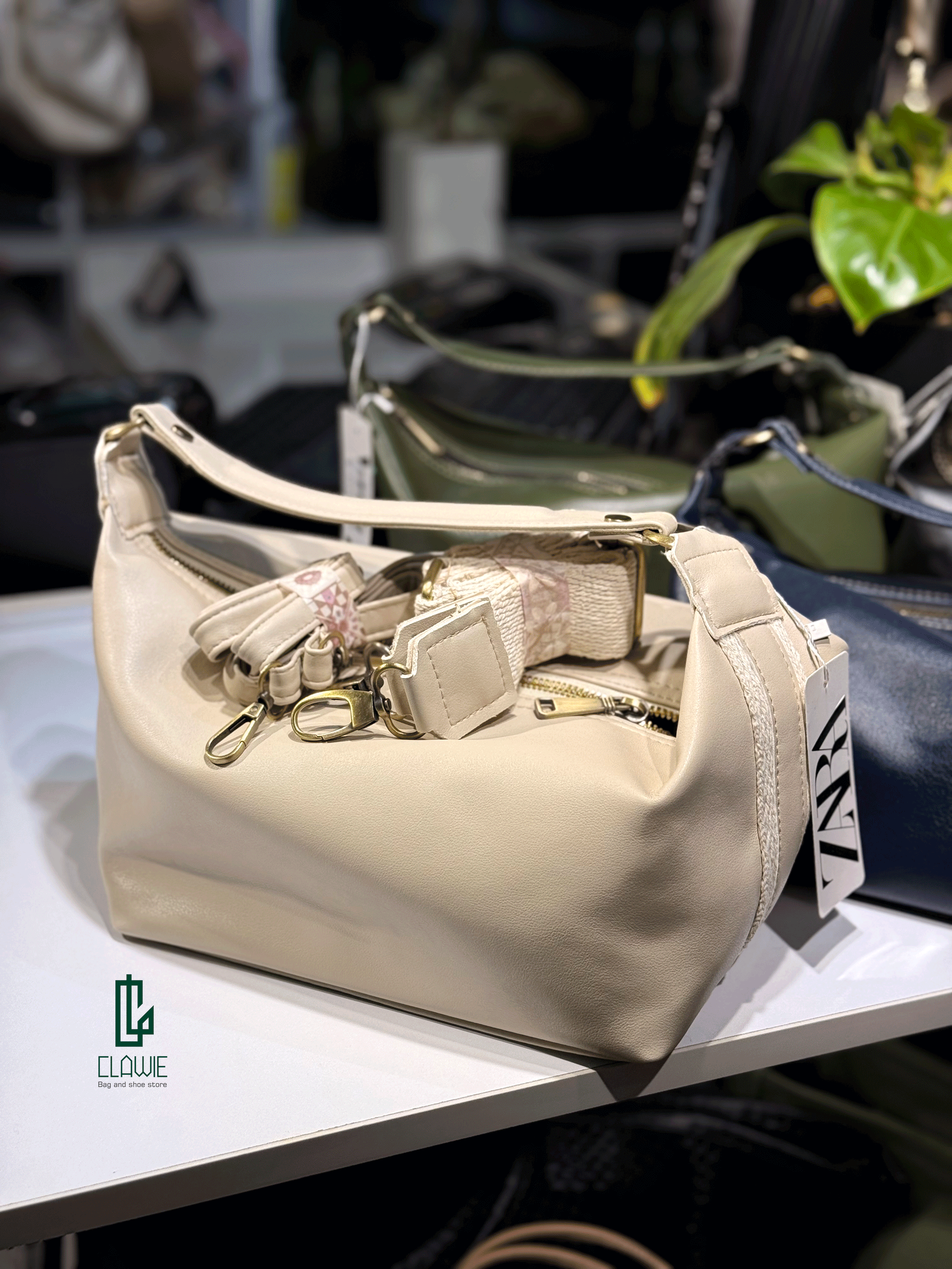 کیف دسته دار زنانه اسپرت : زارا چرمی — تصویر ۷