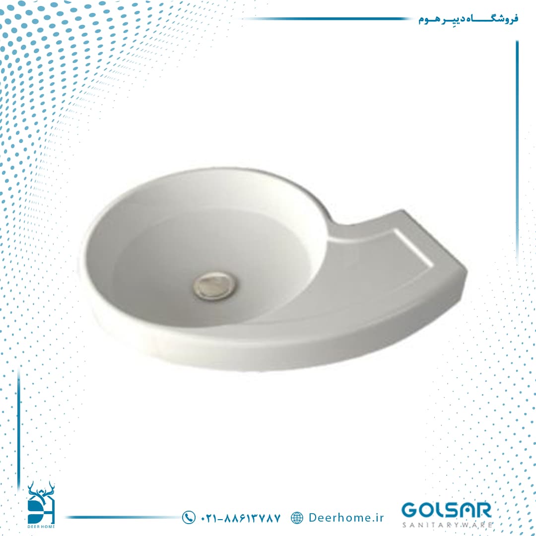 روشویی روسنگی گلسار مدل سونات 58