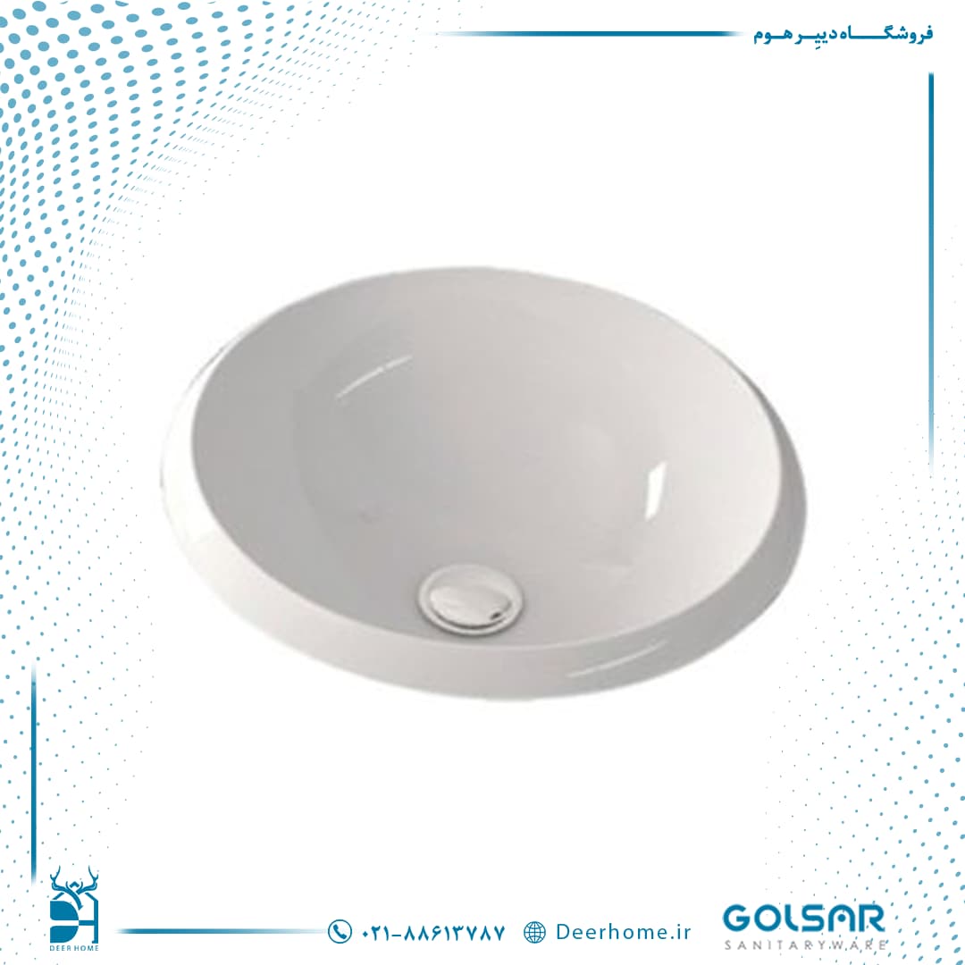 روشویی روسنگی گلسار مدل گلوری 40