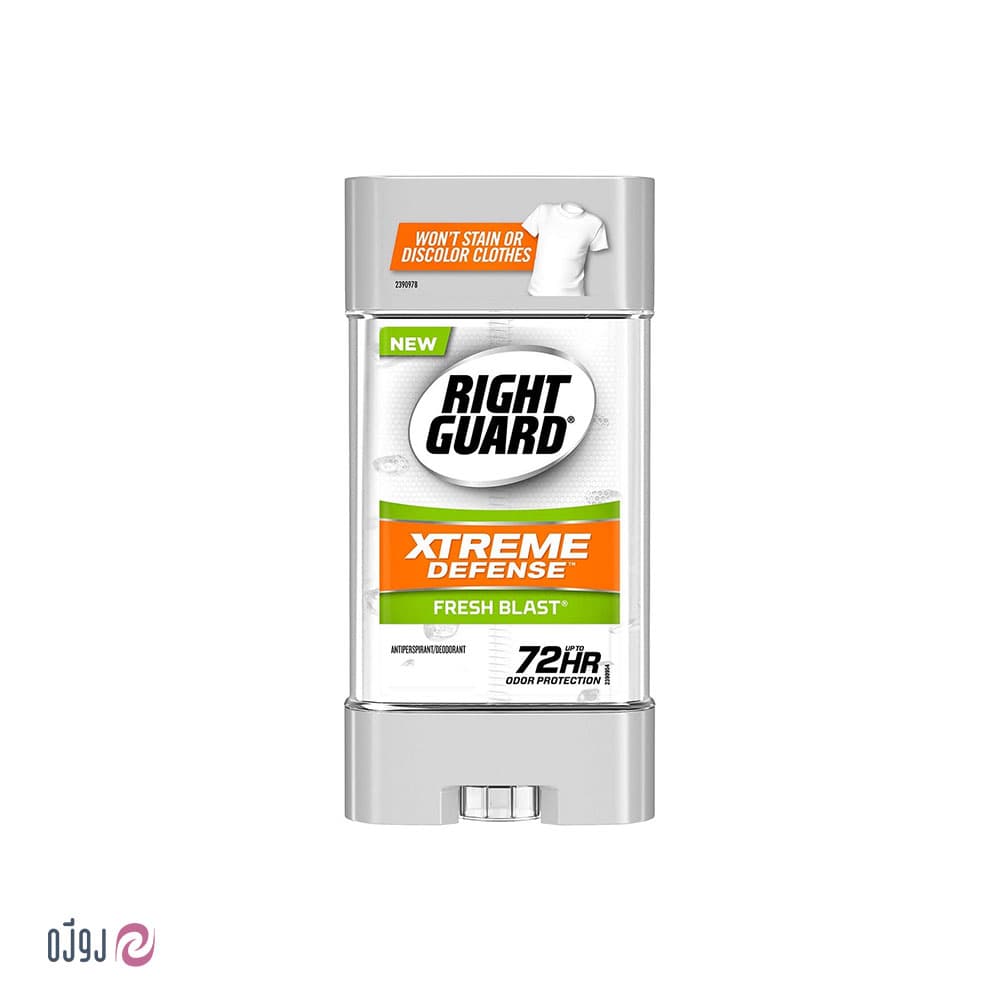 استیک ضدتعریق ژلی رایت گارد اکستریم دیفنس Xtreme Defense Fresh Blast وزن 113 گرم