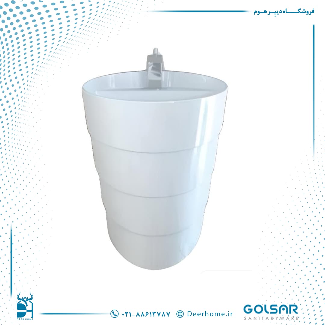 روشویی نیم پایه گلسار مدل وینر 44