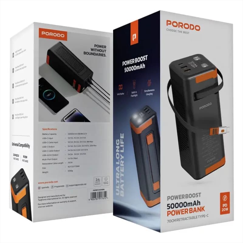 پاوربانک 50000 پرودو مدل Power Boost — تصویر ۳